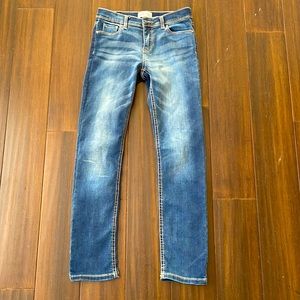 Boot cut leg jeans